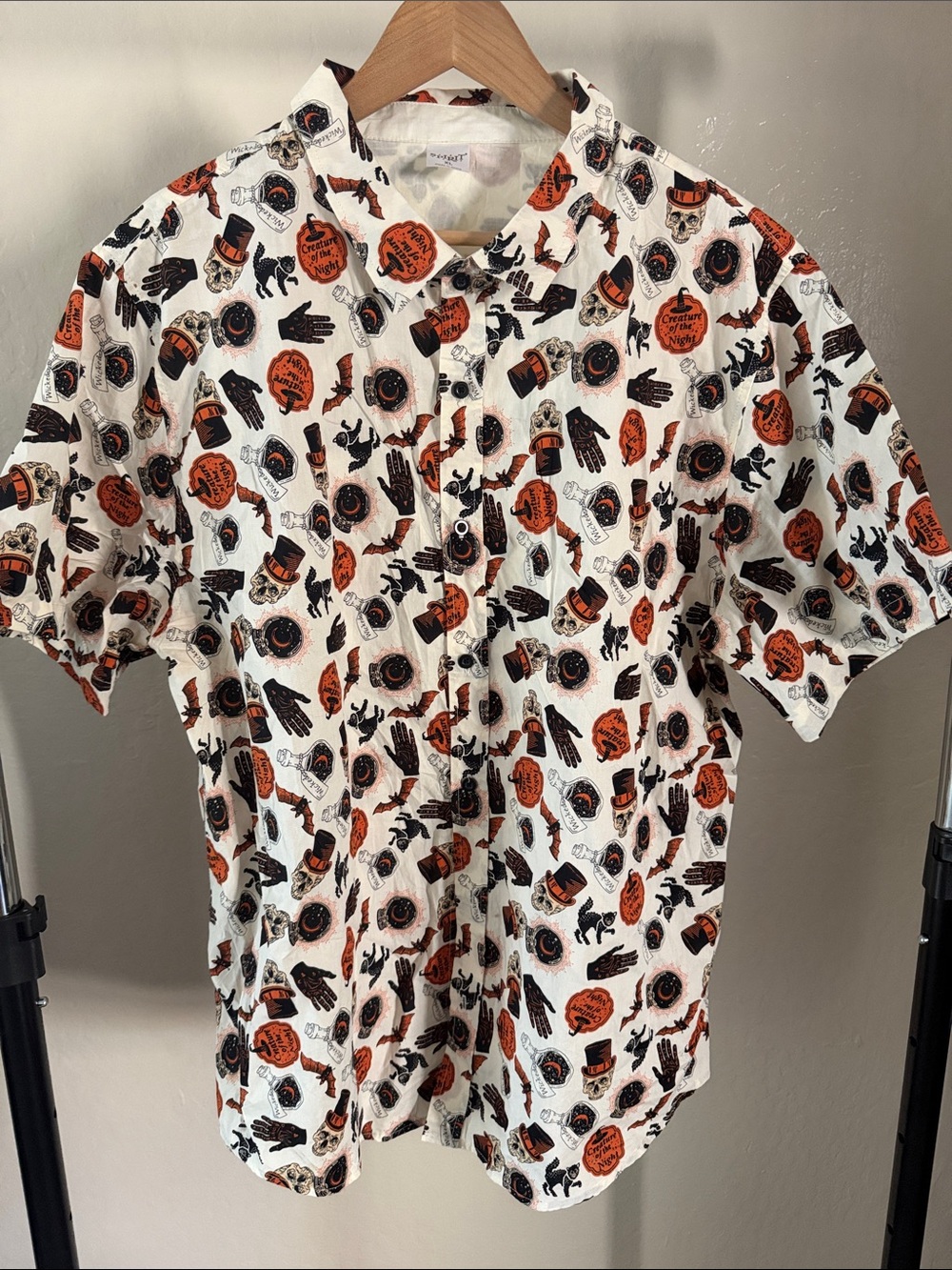 Spirit Halloween Creature of the Night Gothic Grunge Shirt Size XL